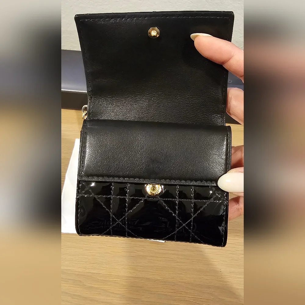 Lady Christian Dior Mini Gardenia Wallet